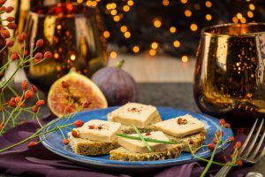 Foie gras on wholewheat bread